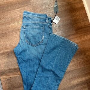 MOTHER Flare Jeans in Classic Blue